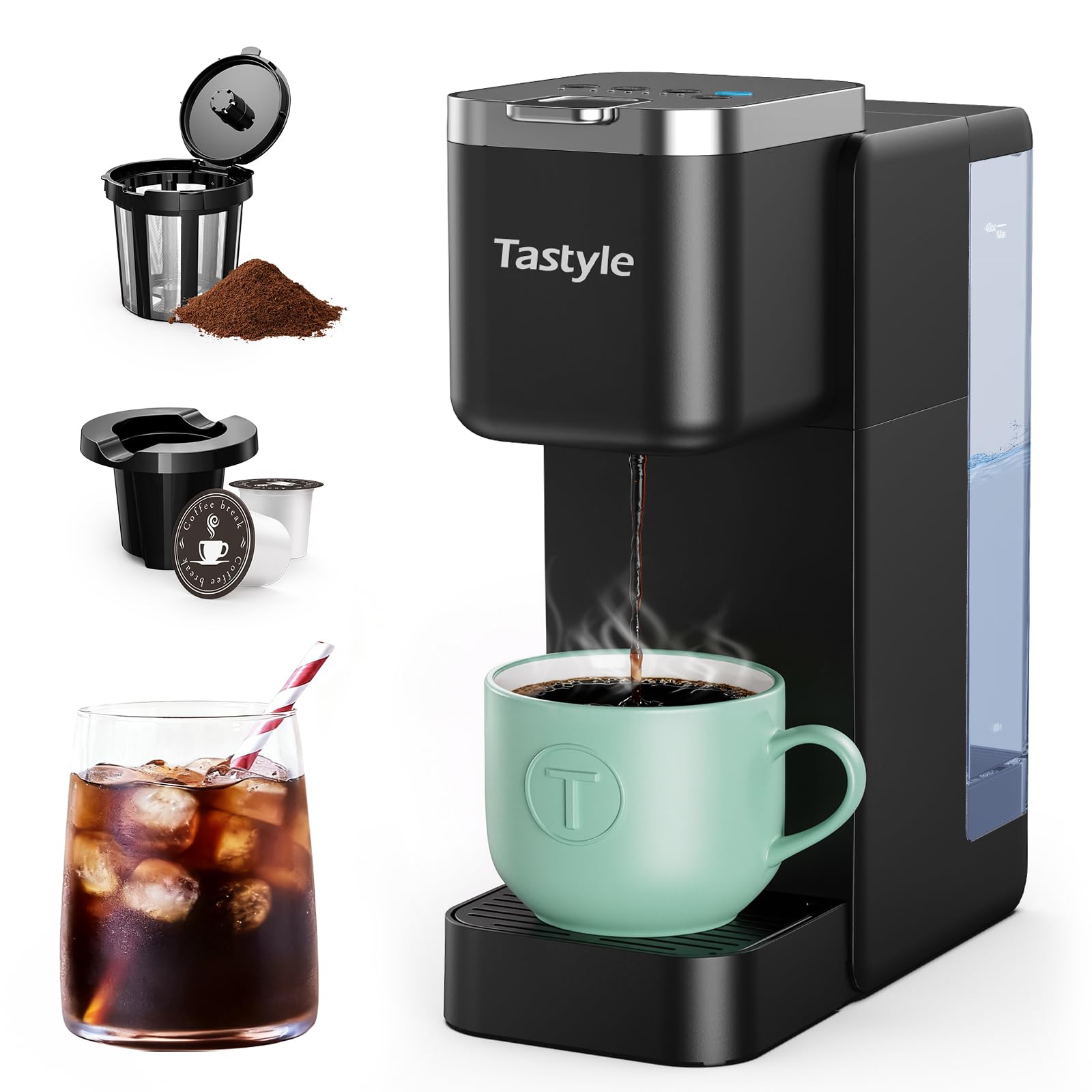 Amazon.com: Tastyle Single Serve Coffee Maker for K Cups and
